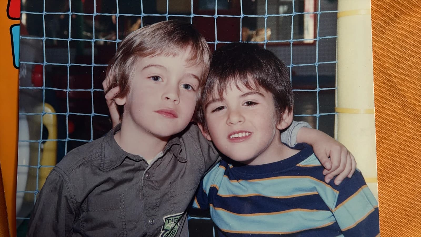 Tiago Rodrigues e Diogo Barros juntos na infância
